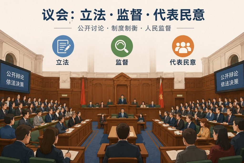 什么是议会？为什么现代民主国家普遍采用议会制度？